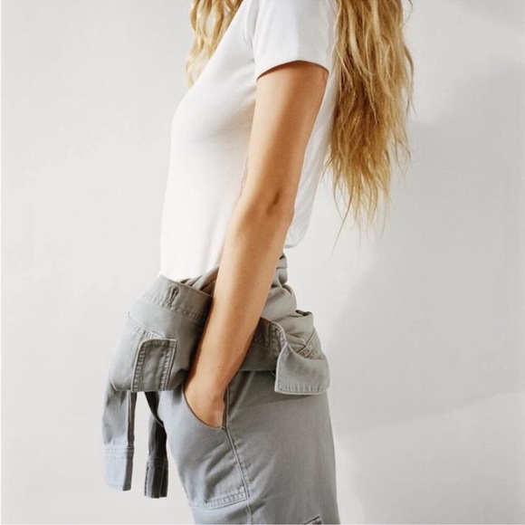 ZARA TRF WASHED EFFECT DENIM JUMPSUIT NWT - Picture 4 of 7